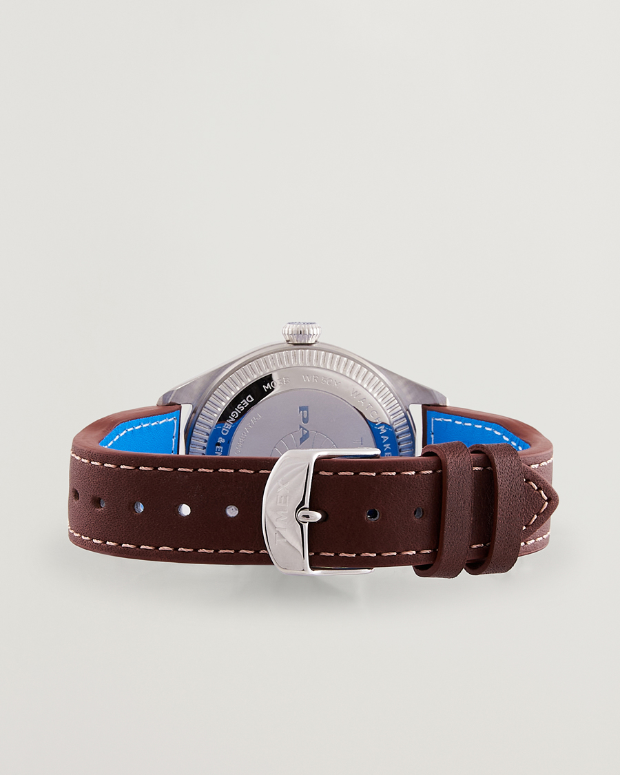 Hombres | Timex Pan Am Waterbury Chronograph 42mm Blue Dial | Timex | Pan Am Waterbury Chronograph 42mm Blue Dial