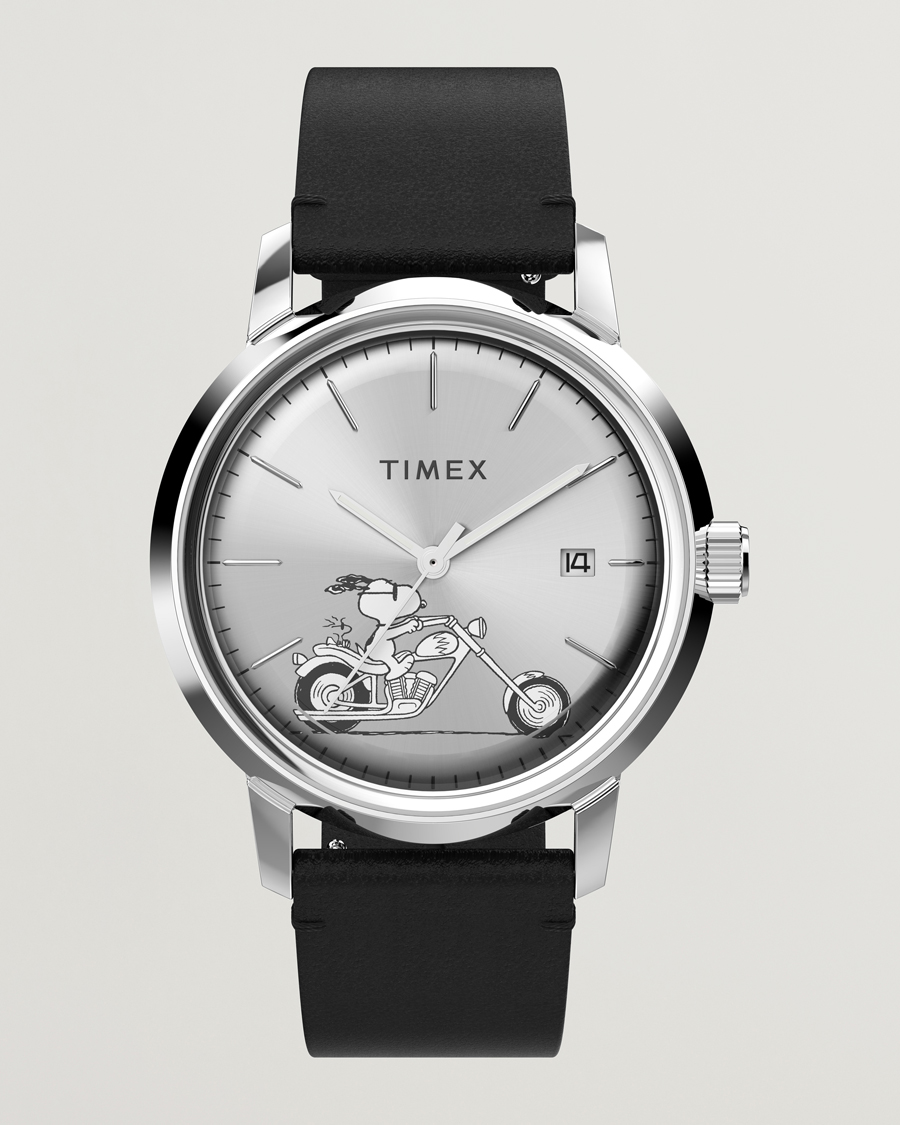 Hombres | Timex Marlin Automatic Snoopy Easy Rider 40mm Black | Timex | Marlin Automatic Snoopy Easy Rider 40mm Black