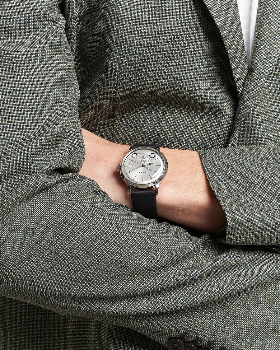 Hombres | Timex Marlin Automatic Snoopy Easy Rider 40mm Black | Timex | Marlin Automatic Snoopy Easy Rider 40mm Black
