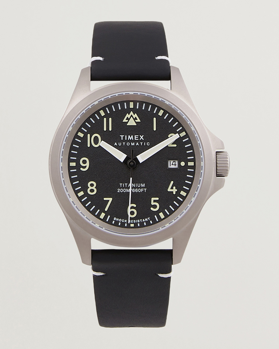 Hombres | Timex Expedition North Automatic Titanium 41mm Black Dial | Timex | Expedition North Automatic Titanium 41mm Black Dial