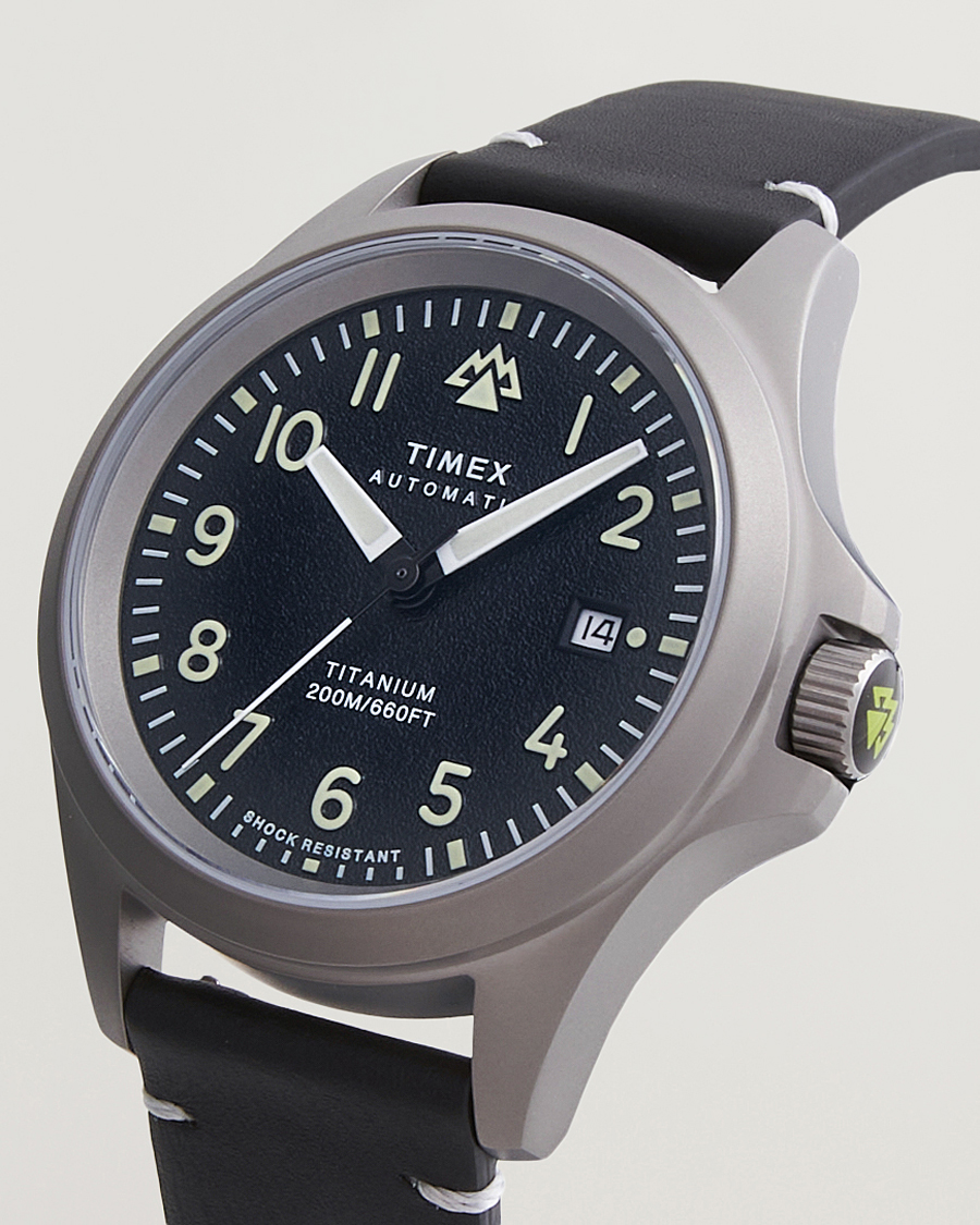 Hombres | Timex Expedition North Automatic Titanium 41mm Black Dial | Timex | Expedition North Automatic Titanium 41mm Black Dial