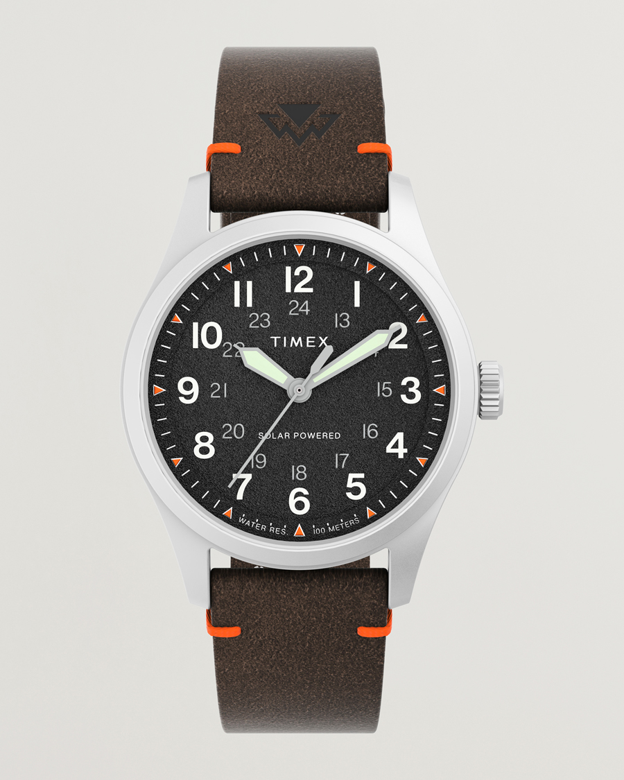 Hombres | Timex Field Post Solar Watch 36mm Textured Black Dial | Timex | Field Post Solar Watch 36mm Textured Black Dial