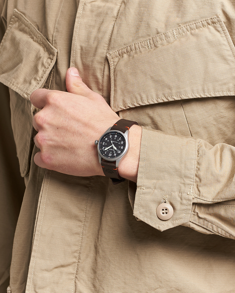 Hombres | Timex Field Post Solar Watch 36mm Textured Black Dial | Timex | Field Post Solar Watch 36mm Textured Black Dial
