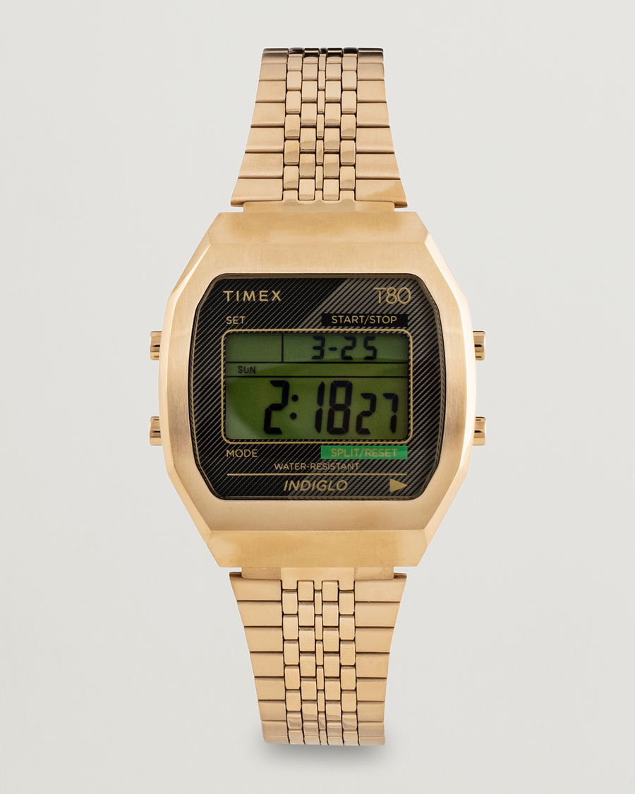 Hombres | Timex T80 Stainless Steel 36mm Gold | Timex | T80 Stainless Steel 36mm Gold