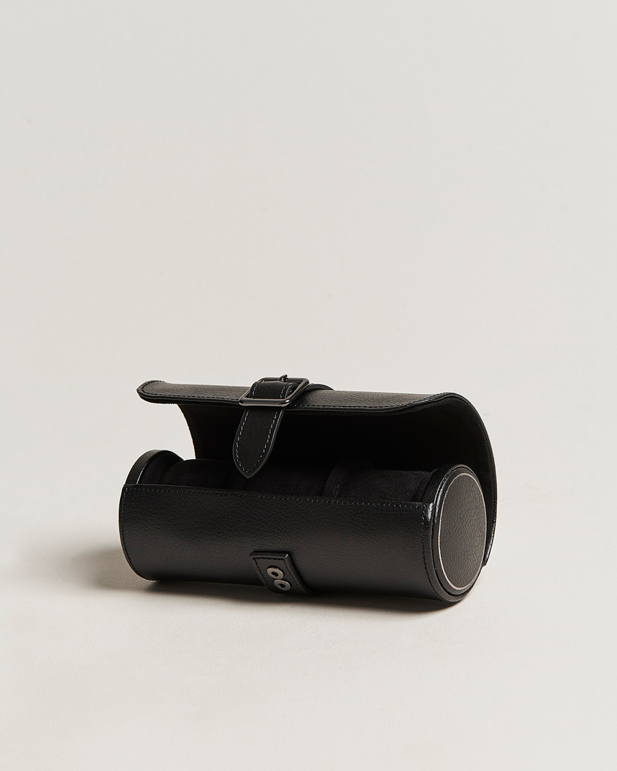 Hombres | Cajas para relojes y joyas | WOLF | Triple Watch Roll Black