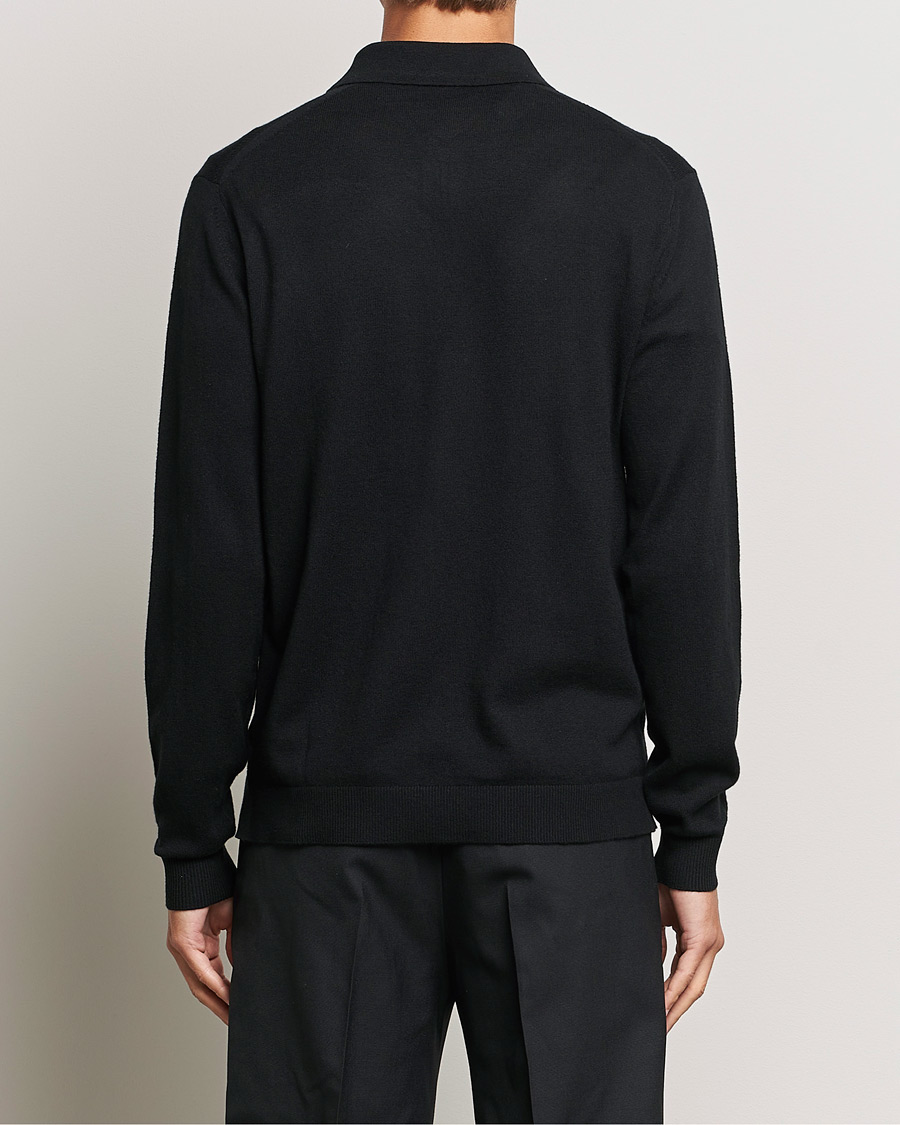 Hombres | Jerséis y prendas de punto | Tiger of Sweden | Orbit Half Zip Merino Black