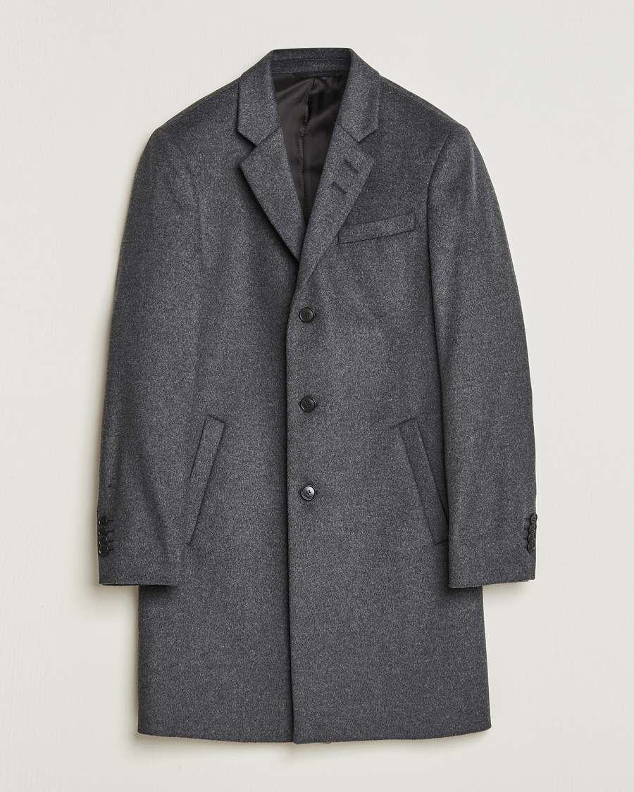 Hombres | Abrigos y chaquetas | Tiger of Sweden | Cempsey Wool Coat Grey Melange