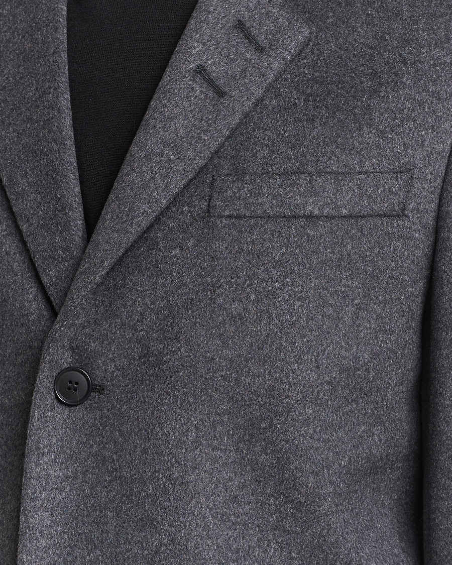 Hombres | Abrigos y chaquetas | Tiger of Sweden | Cempsey Wool Coat Grey Melange