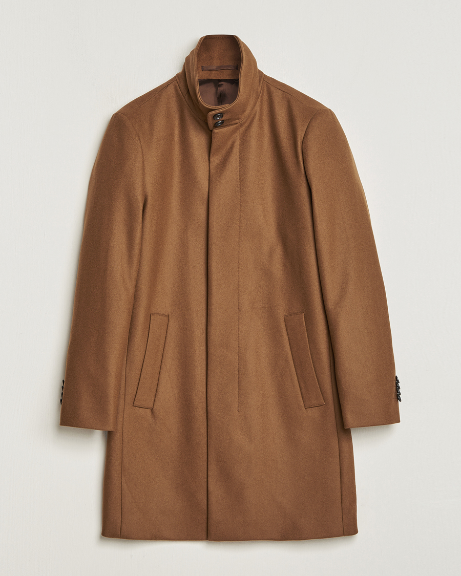 Hombres | Abrigos y chaquetas | Tiger of Sweden | Aleric Wool Coat Brown