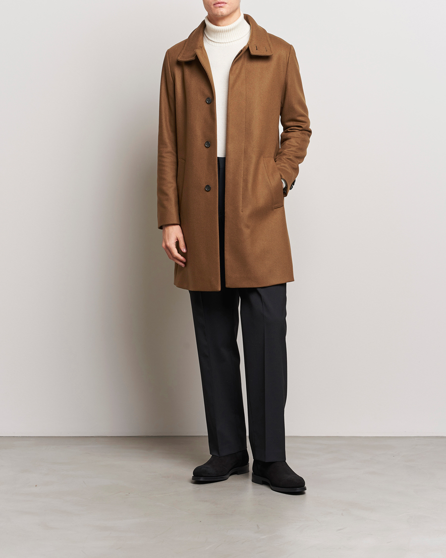 Hombres | Abrigos y chaquetas | Tiger of Sweden | Aleric Wool Coat Brown
