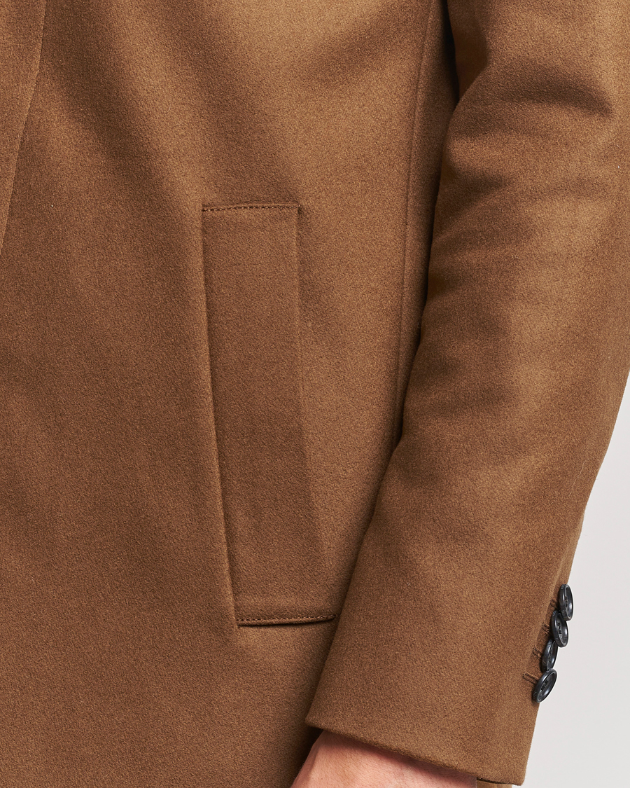 Hombres | Abrigos y chaquetas | Tiger of Sweden | Aleric Wool Coat Brown