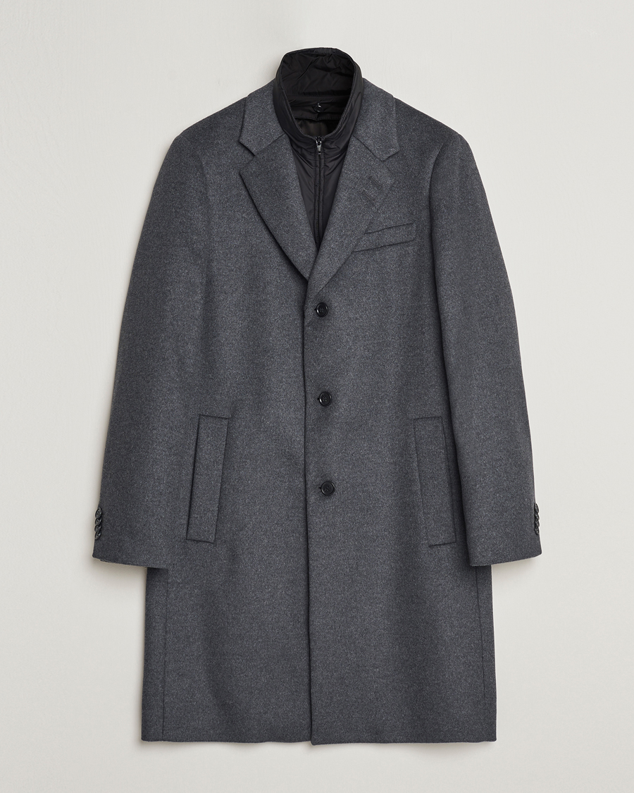 Hombres | Abrigos y chaquetas | Tiger of Sweden | Oowen Wool Coat Grey Melange