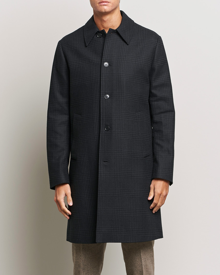 Hombres | Abrigos y chaquetas | Tiger of Sweden | Eliias Checked Coat Black
