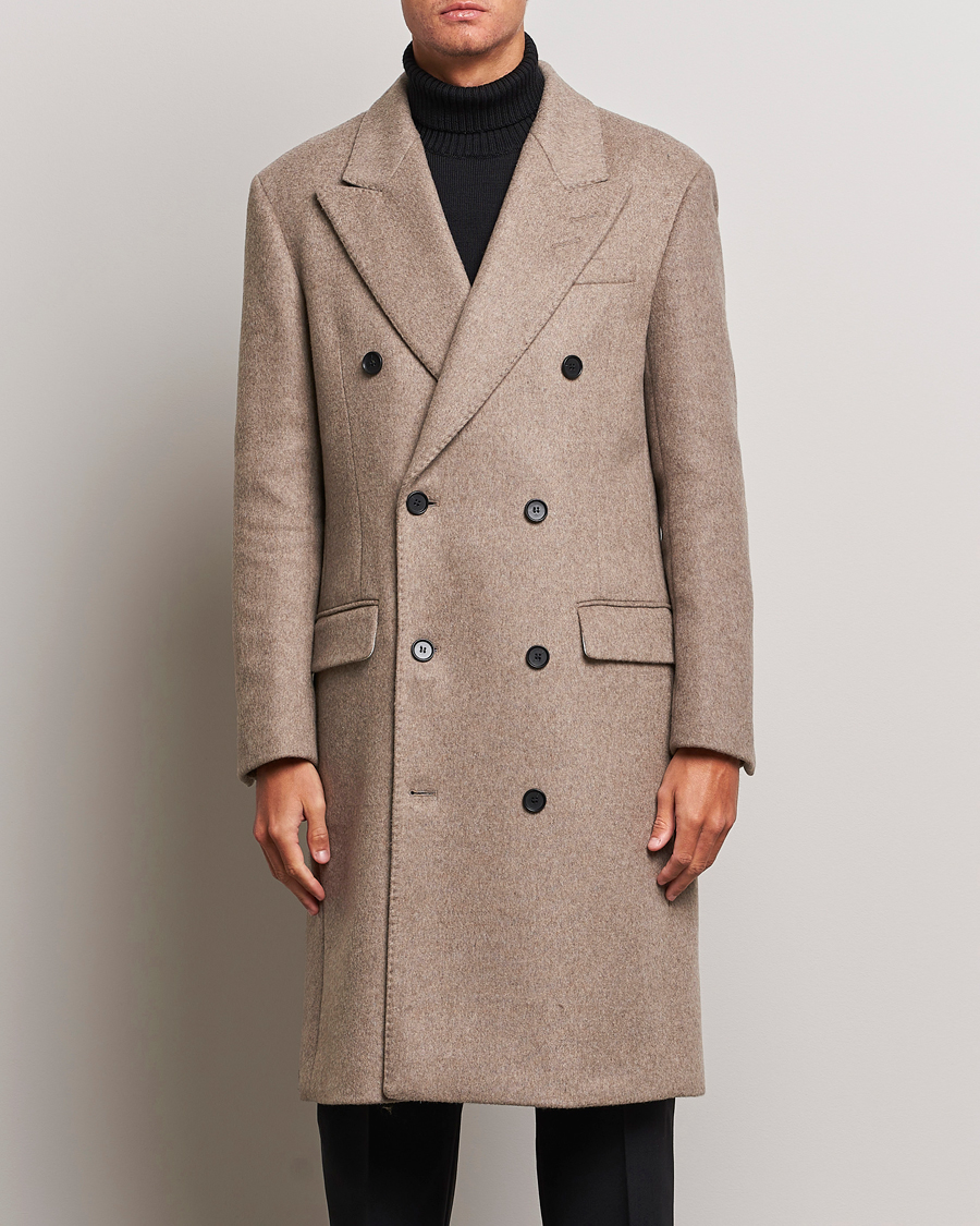 Hombres | Abrigos y chaquetas | Tiger of Sweden | Chiaver Double Breasted Coat Eggshell