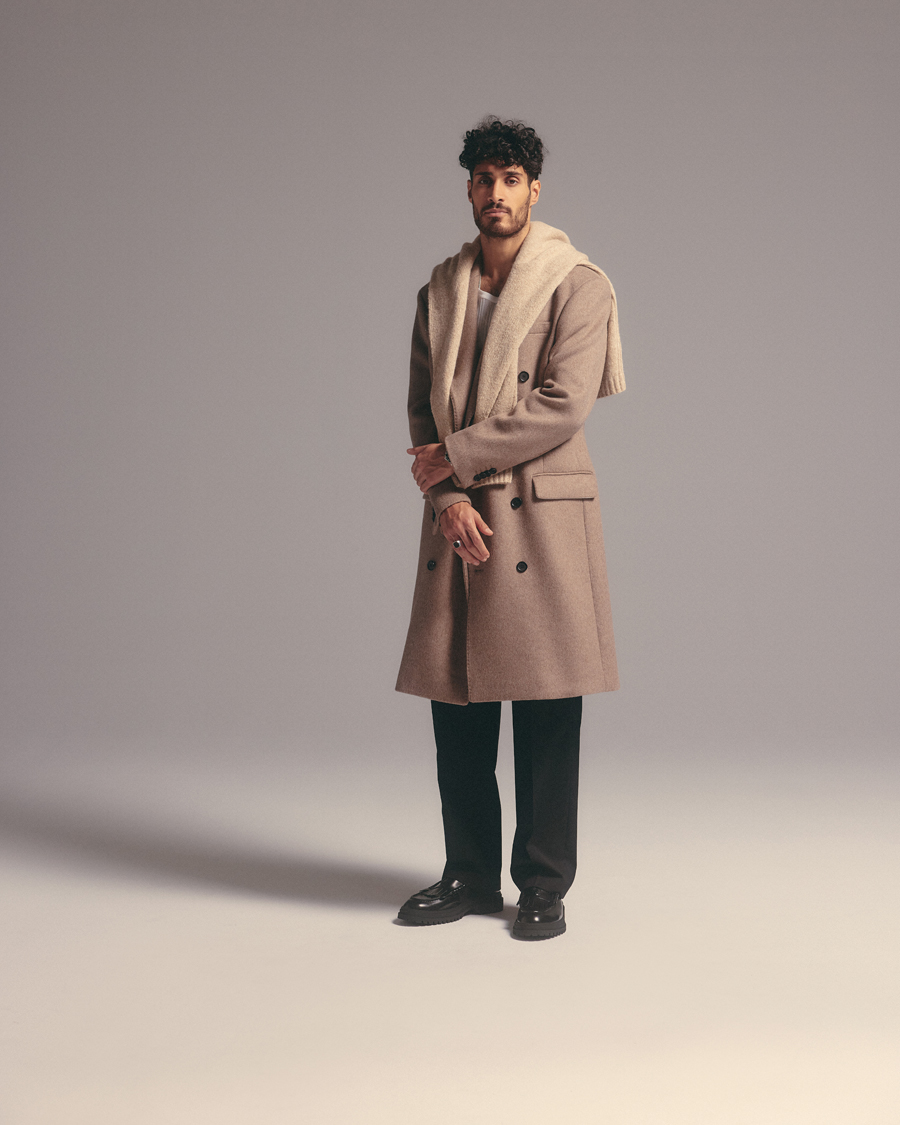 Hombres | Abrigos y chaquetas | Tiger of Sweden | Chiaver Double Breasted Coat Eggshell