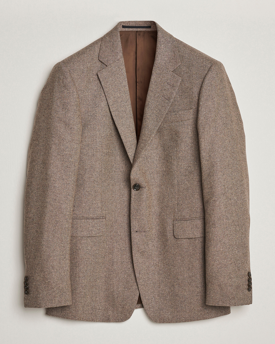 Hombres | Blazers | Tiger of Sweden | Justin Brushed Wool Blazer Burlywood