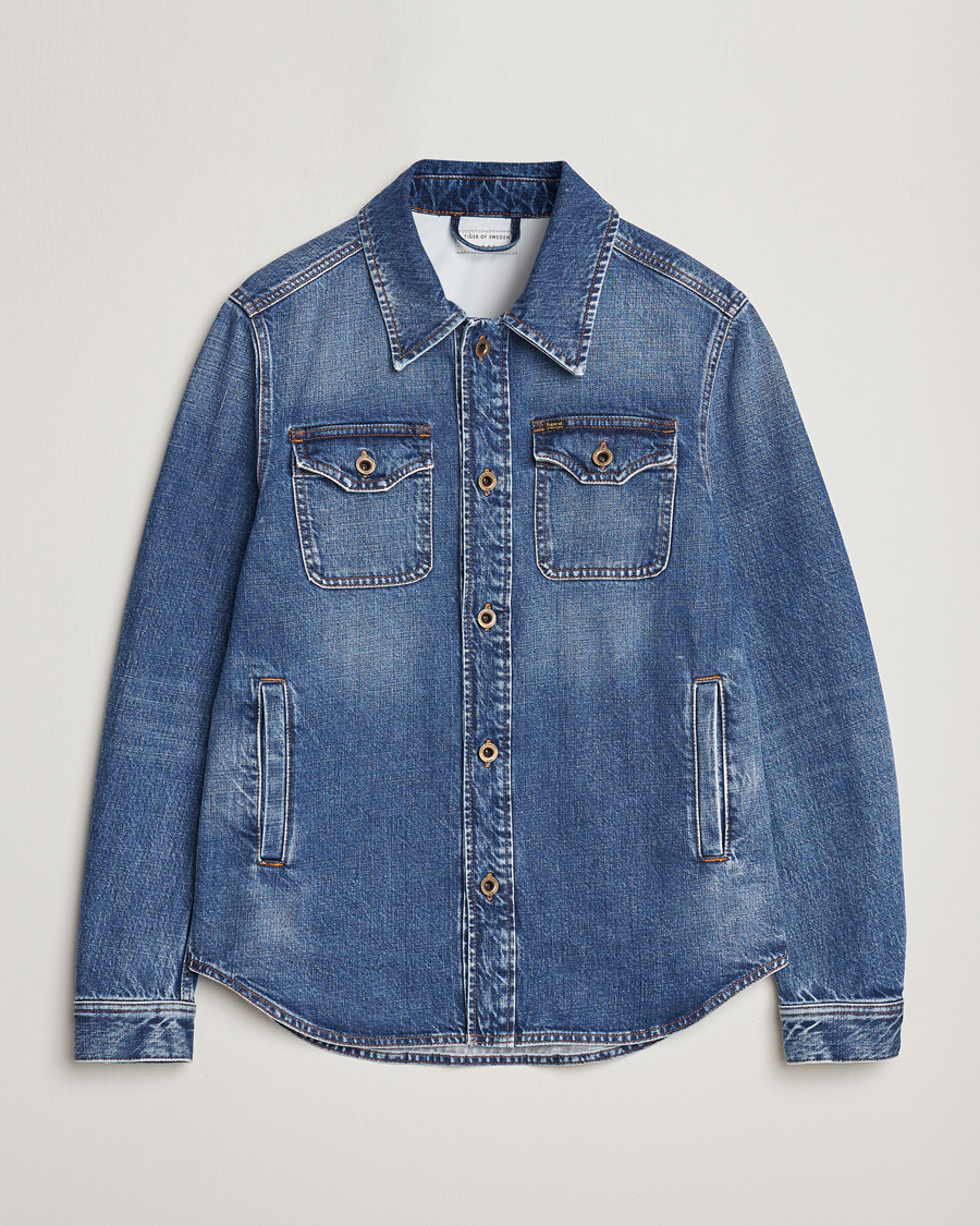 Hombres | Abrigos y chaquetas | Tiger of Sweden | Get Jeans Jacket Light Blue