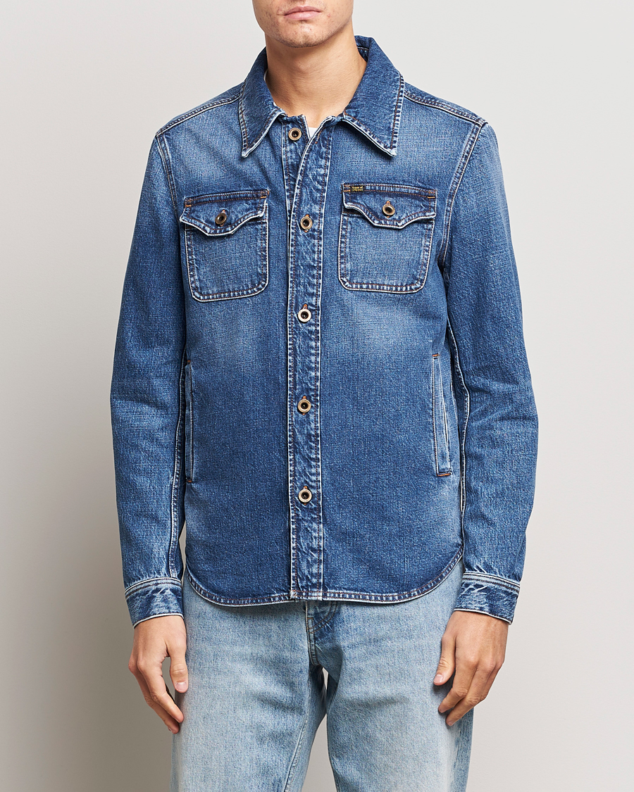 Hombres | Abrigos y chaquetas | Tiger of Sweden | Get Jeans Jacket Light Blue