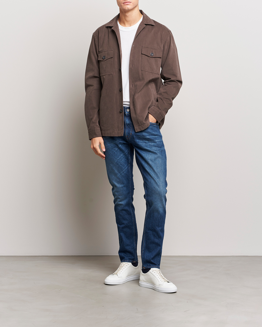 Hombres | Vaqueros | Tiger of Sweden | Pistolero Stretch Cotton Jeans Dust Blue