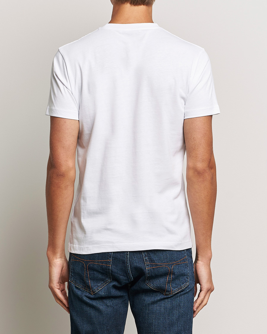 Hombres | Camisetas | Tiger of Sweden | Dillan Crew Neck Logo T-Shirt Pure White