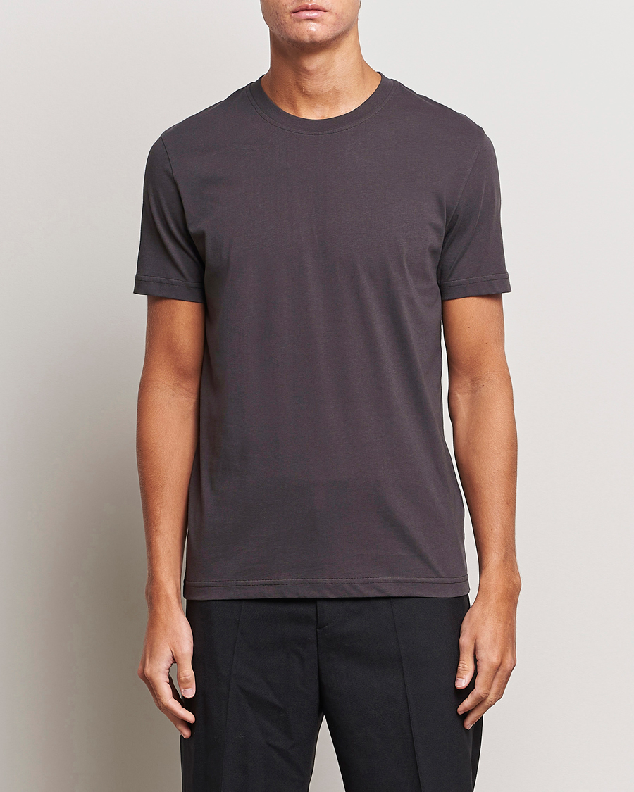 Hombres | Camisetas | Tiger of Sweden | Dillan Crew Neck T-Shirt Coffee