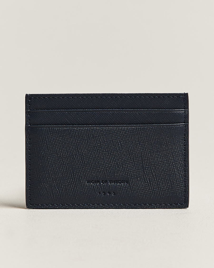 Hombres | Tiger of Sweden Wharf Card Holder Midnight Blue | Tiger of Sweden | Wharf Card Holder Midnight Blue