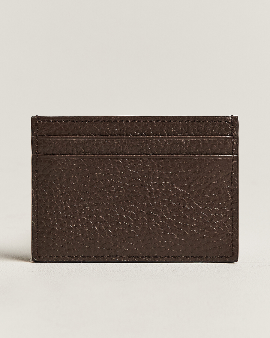Hombres |  | Tiger of Sweden | Wharf Leather Card Holder Brown