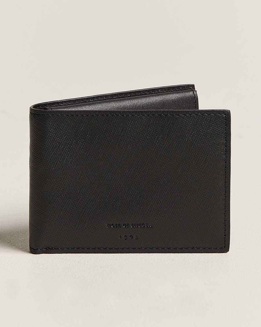 Hombres | Tiger of Sweden Wivalius Leather Wallet Black | Tiger of Sweden | Wivalius Leather Wallet Black