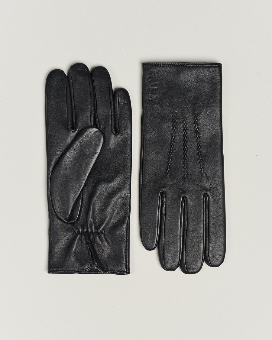 Hombres | Tiger of Sweden Garvin Leather Gloves Black | Tiger of Sweden | Garvin Leather Gloves Black