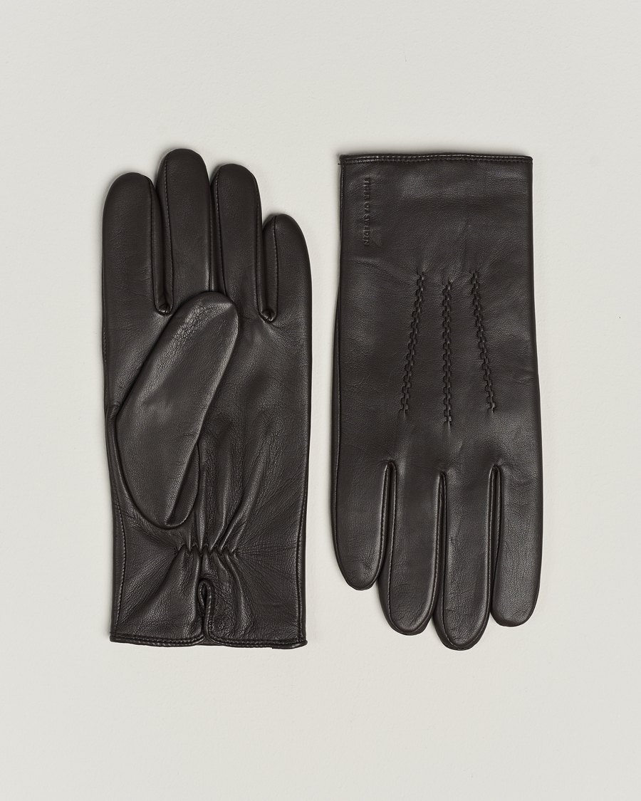 Hombres | Tiger of Sweden Garvin Leather Gloves Brown | Tiger of Sweden | Garvin Leather Gloves Brown