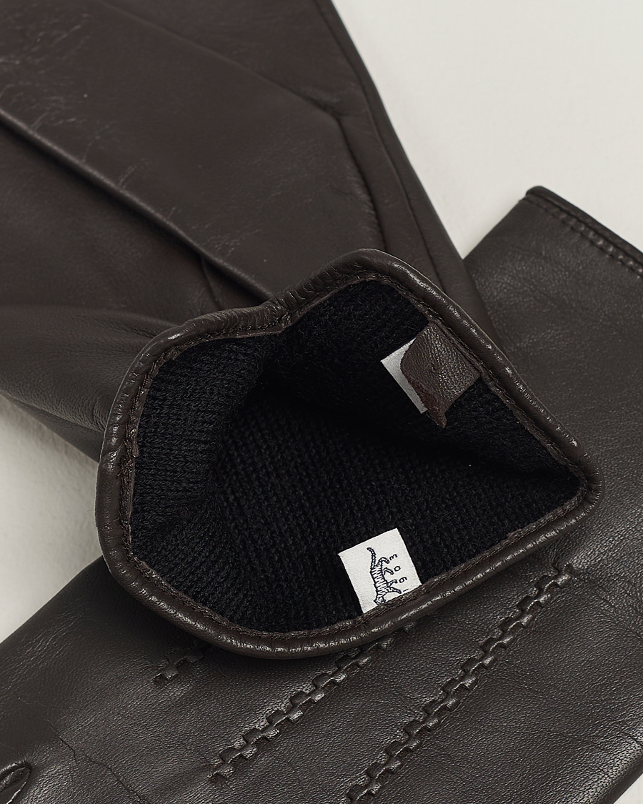 Hombres | Tiger of Sweden Garvin Leather Gloves Brown | Tiger of Sweden | Garvin Leather Gloves Brown
