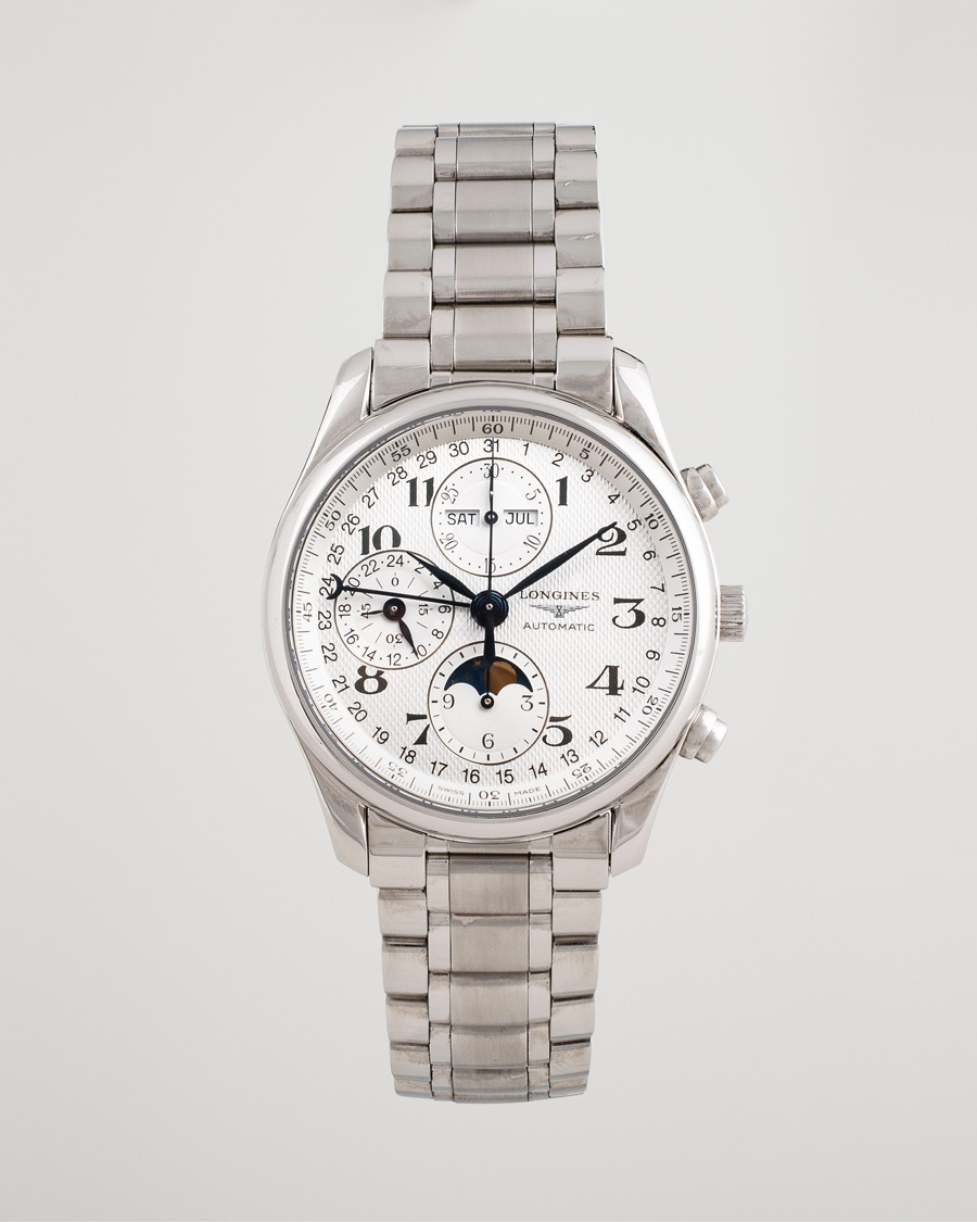Hombres | Pre-Owned & Vintage Watches | Longines Pre-Owned | Master Collection L2.673.4.03.6 Steel White