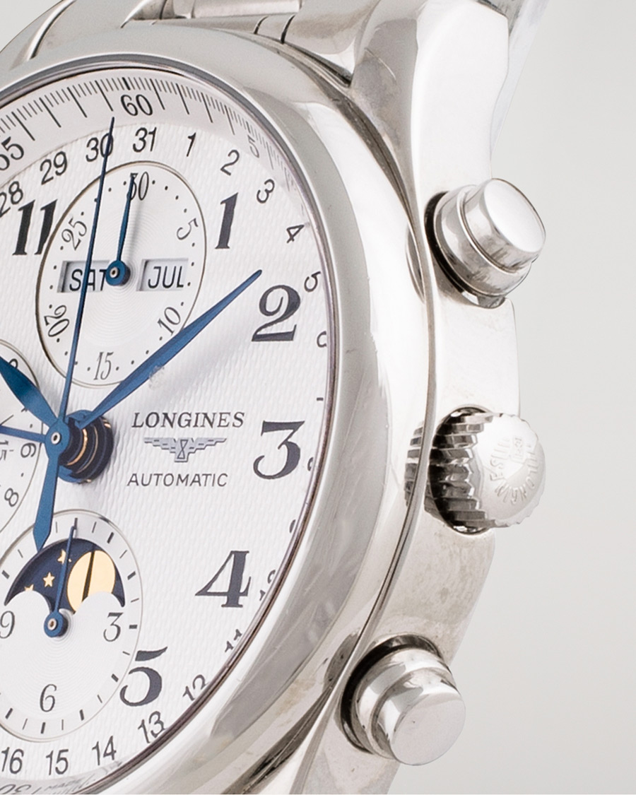 Hombres | Pre-Owned & Vintage Watches | Longines Pre-Owned | Master Collection L2.673.4.03.6 Steel White