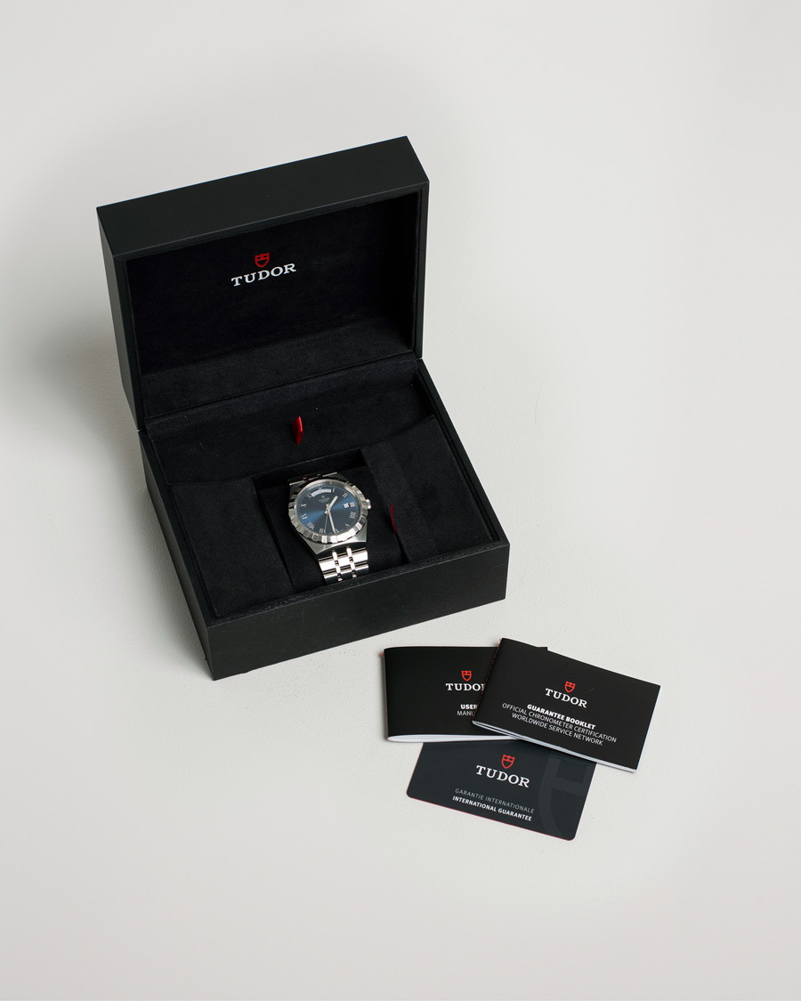 Hombres | Pre-Owned & Vintage Watches | Tudor Pre-Owned | Royal Date Day 28600-91060 Steel Blue