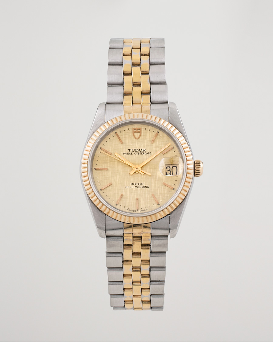 Hombres | Pre-Owned & Vintage Watches | Tudor Pre-Owned | Prince Oysterdate 74033 Gold Steel Gold