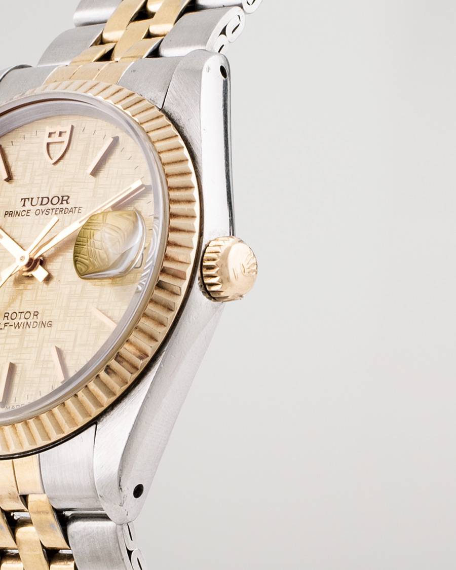 Hombres | Pre-Owned & Vintage Watches | Tudor Pre-Owned | Prince Oysterdate 74033 Gold Steel Gold
