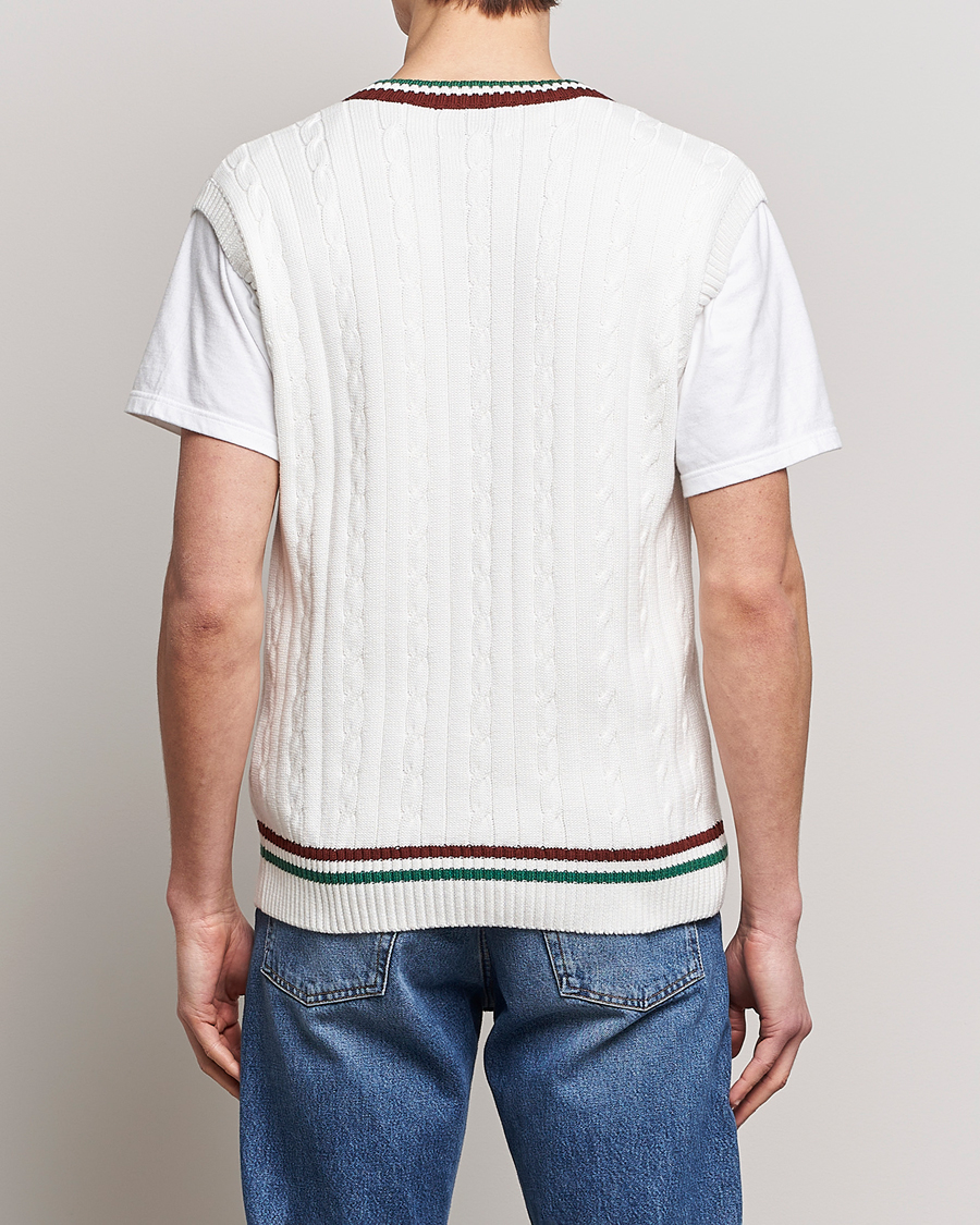 Hombres | Jerséis y prendas de punto | Palmes | James Knitted Vest White