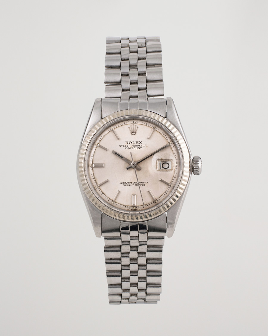 Hombres | Pre-Owned & Vintage Watches | Rolex Pre-Owned | Datejust 1601 Jubilee Steel Silver