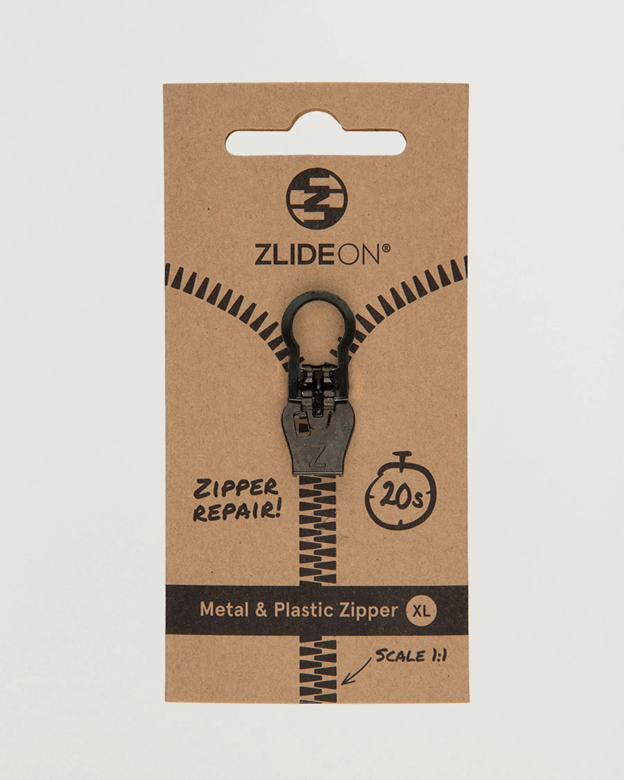 Hombres | Cuidado de prendas | ZlideOn | Metal & Plastic Zipper Black