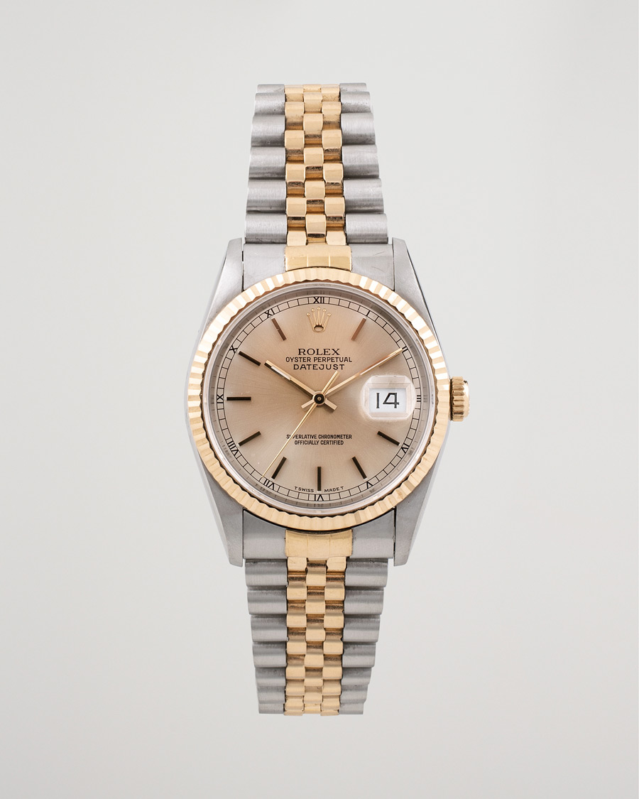 Hombres | Pre-Owned & Vintage Watches | Rolex Pre-Owned | Datejust 16233 Oyster Perpetual Steel/Gold Gold