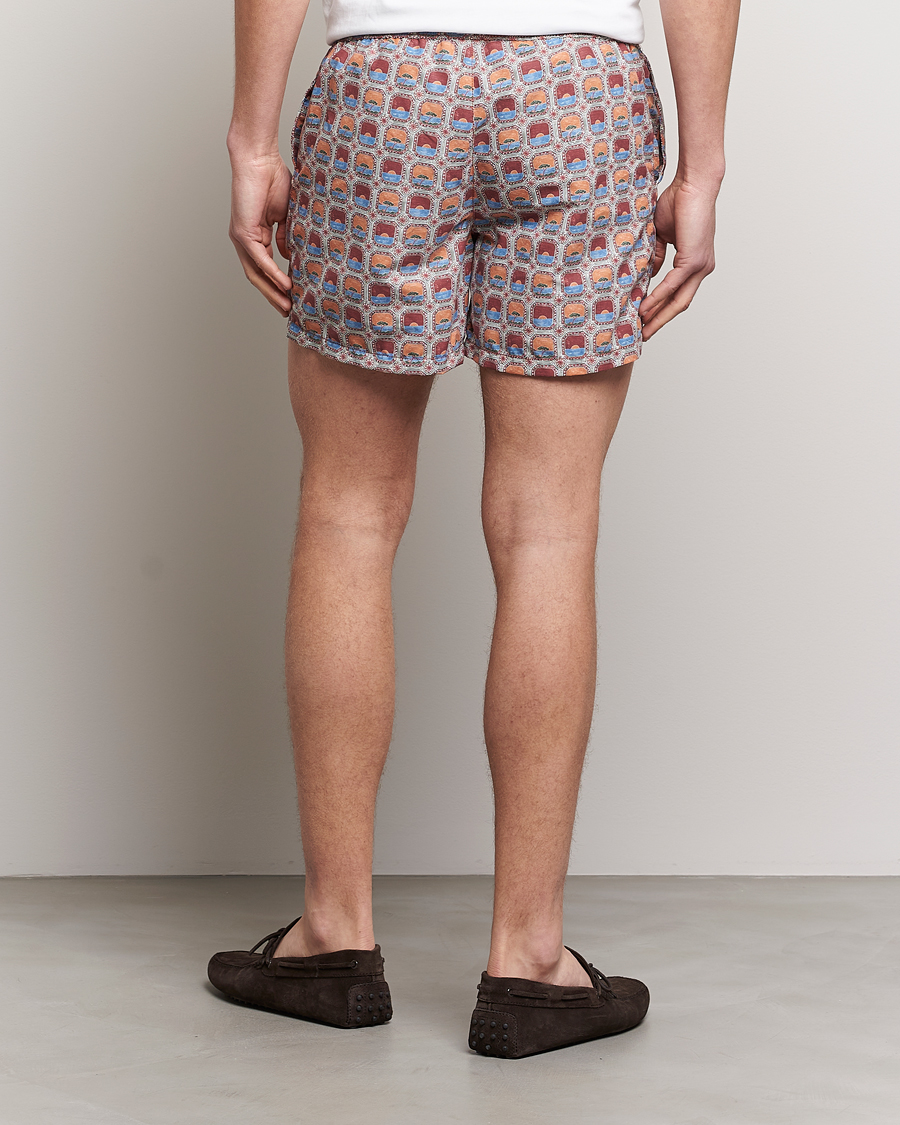 Hombres | Bañadores | Ripa Ripa | Printed Swimshorts Red/Blue
