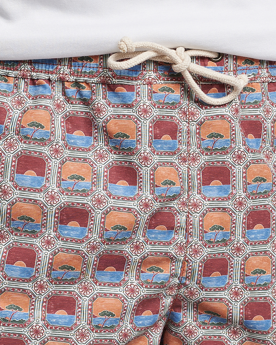 Hombres | Bañadores | Ripa Ripa | Printed Swimshorts Red/Blue