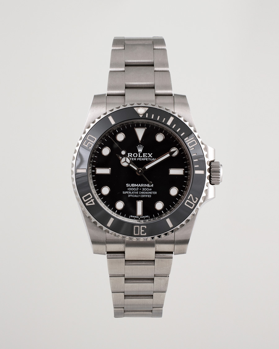 Hombres | Pre-Owned & Vintage Watches | Rolex Pre-Owned | Submariner 114060 Oyster Perpetual Steel Black