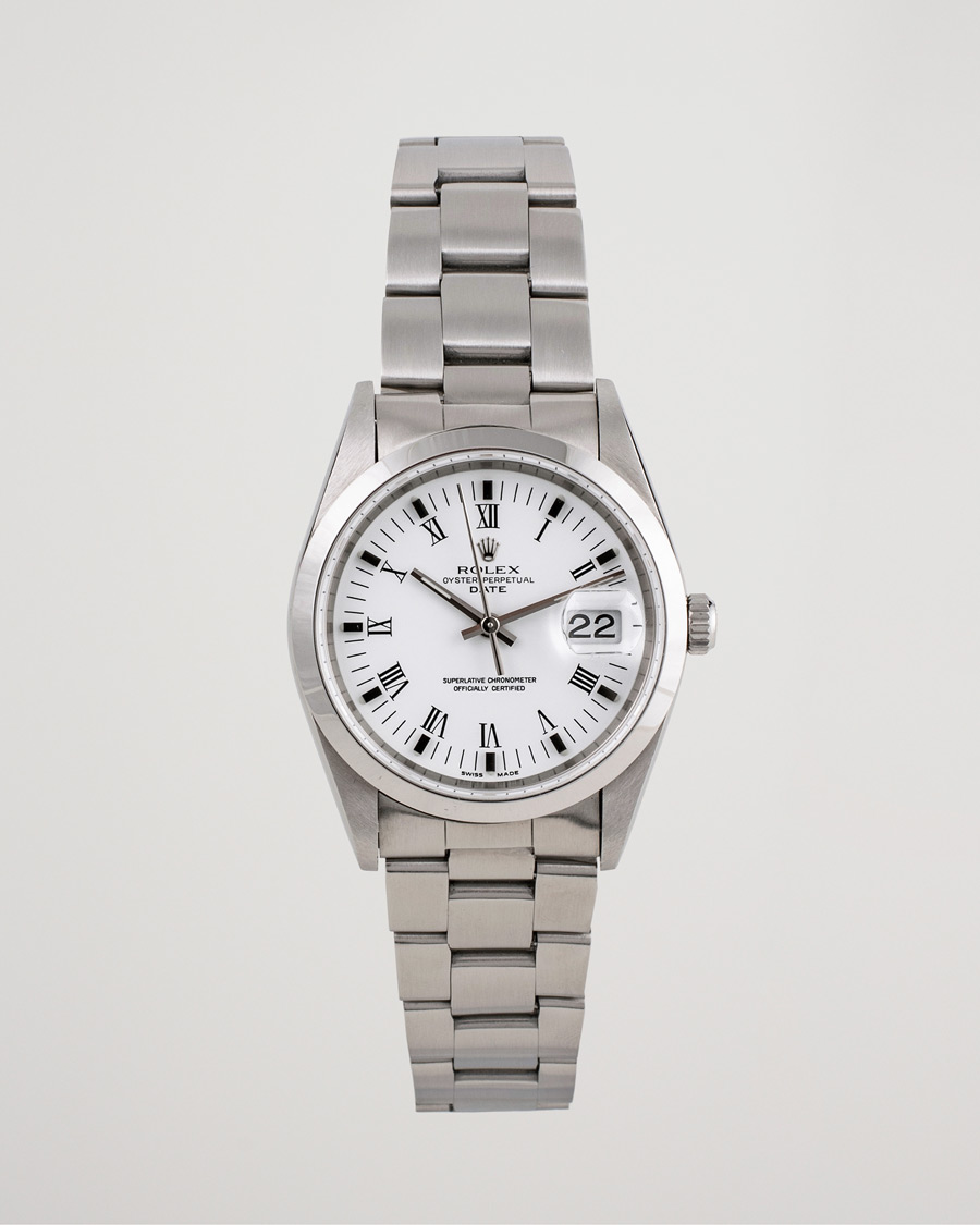 Hombres | Pre-Owned & Vintage Watches | Rolex Pre-Owned | Date 15200 Oyster Perpetual Steel White