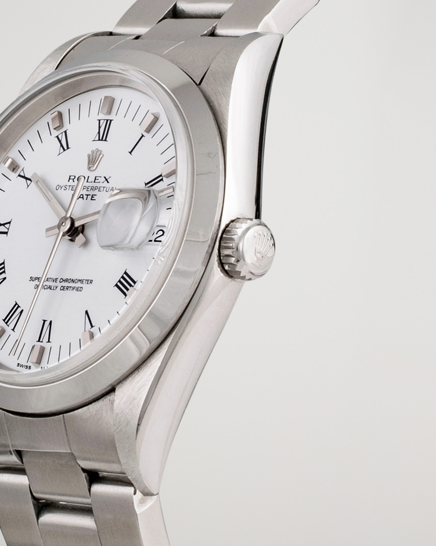 Hombres | Pre-Owned & Vintage Watches | Rolex Pre-Owned | Date 15200 Oyster Perpetual Steel White