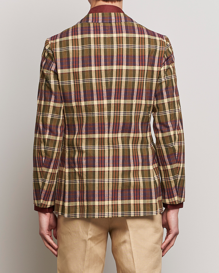Hombres | Blazers | Beams F | Patch Pocket Blazer Dark Brown Madras