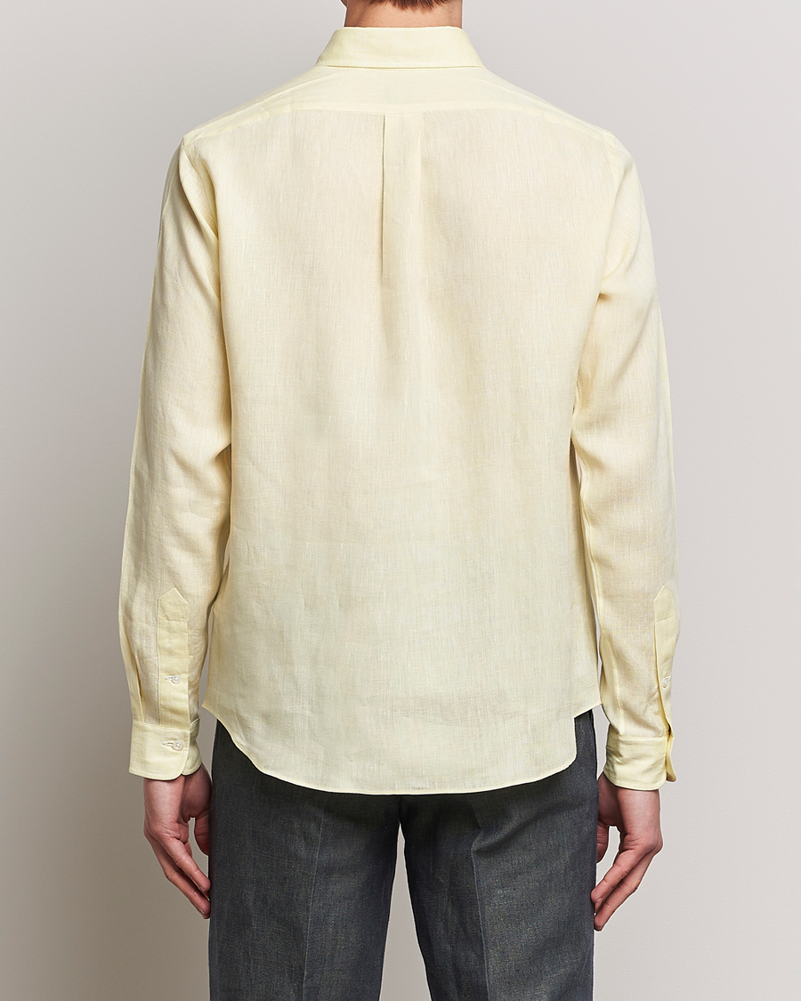 Hombres | Camisas | Beams F | Button Down Pullover Shirt Yellow