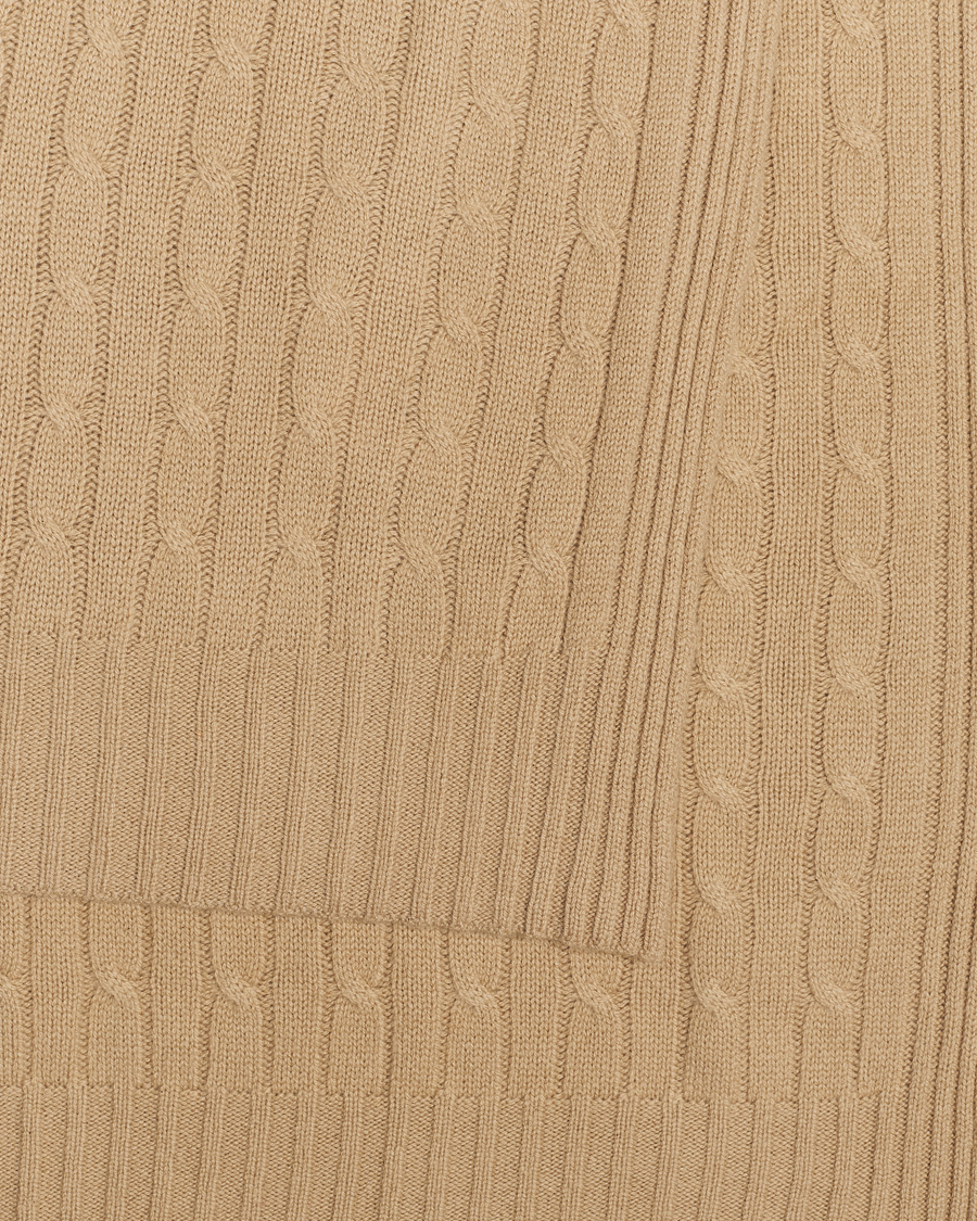 Hombres | Ralph Lauren Home Cable Knitted Cashmere Throw Chamoiz | Ralph Lauren Home | Cable Knitted Cashmere Throw Chamoiz