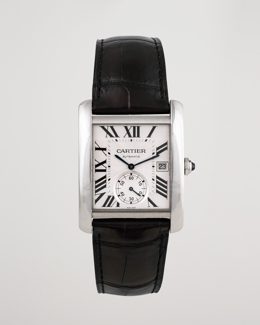 Hombres | Pre-Owned & Vintage Watches | Cartier Pre-Owned | Tank MC W5330003 Steel White