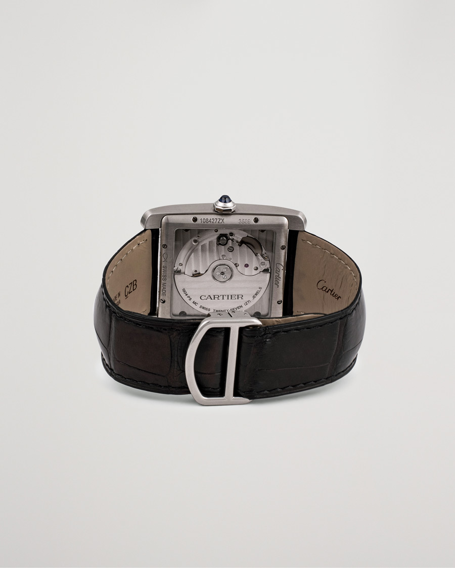 Hombres | Pre-Owned & Vintage Watches | Cartier Pre-Owned | Tank MC W5330003 Steel White